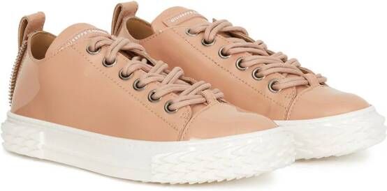 Giuseppe Zanotti low-top lace-up trainers Pink