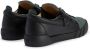 Giuseppe Zanotti low-top leather zip-up sneakers Black - Thumbnail 3