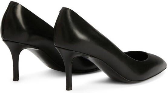 Giuseppe Zanotti Lucrezia point-toe leather pumps Black