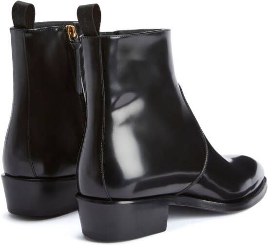 Giuseppe Zanotti Ludhovic leather boots Black