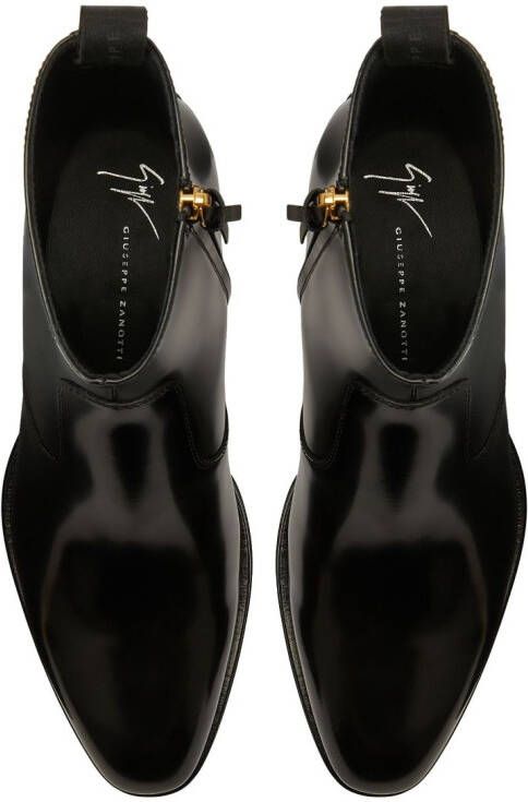 Giuseppe Zanotti Ludhovic leather boots Black