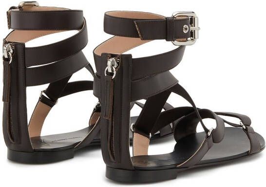 Giuseppe Zanotti Lyda flat sandals Brown