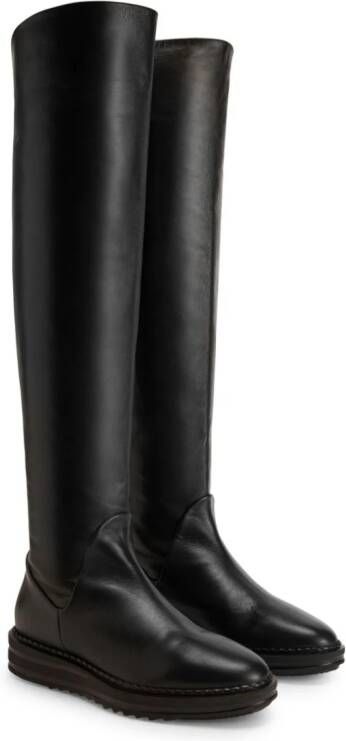 Giuseppe Zanotti Malakhie knee-high leather boots Black