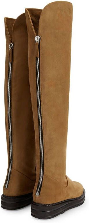 Giuseppe Zanotti Malakhie suede boots Brown