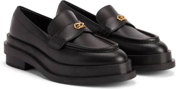 Giuseppe Zanotti Malick Zali leather loafers Black