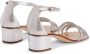 Giuseppe Zanotti Martha 40mm metallic-effect sandals Silver - Thumbnail 3