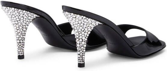 Giuseppe Zanotti Marthe crystal sandals Black
