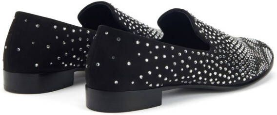Giuseppe Zanotti Marthin crystal-embellished loafers Black
