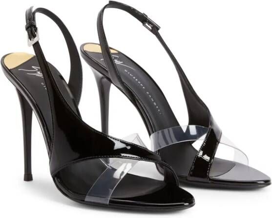 Giuseppe Zanotti Marthine 105mm slingback sandals Black