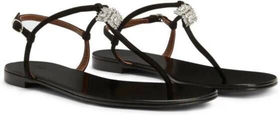 Giuseppe Zanotti Maryland crystal-embellished sandals Black