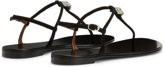 Giuseppe Zanotti Maryland crystal-embellished sandals Black
