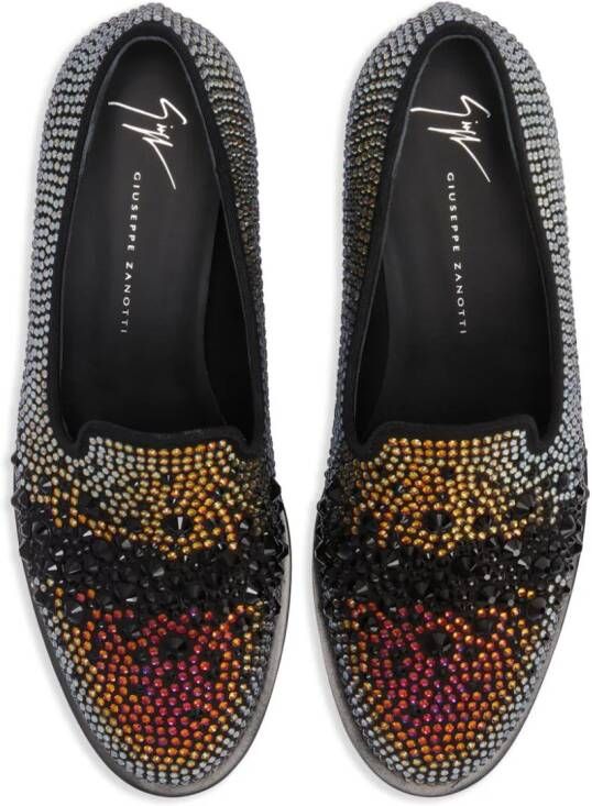 Giuseppe Zanotti Matildha crystal-embellished loafers Multicolour