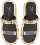 Giuseppe Zanotti Melburne Crystal flat sandals Gold - Thumbnail 4