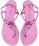 Giuseppe Zanotti Melissie thong leather sandals Pink - Thumbnail 4