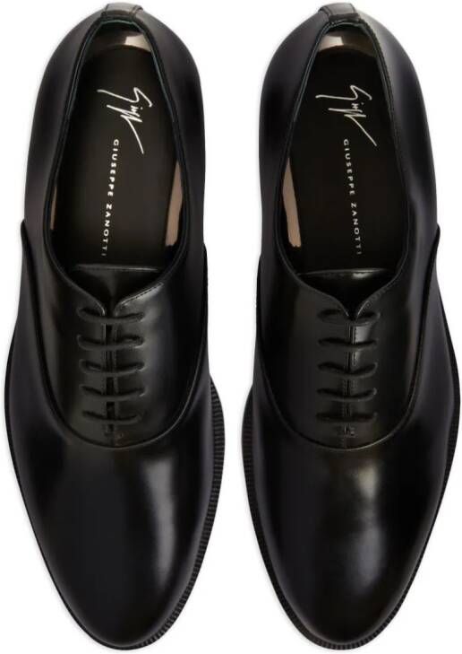Giuseppe Zanotti Melithon leather Oxford shoes Black