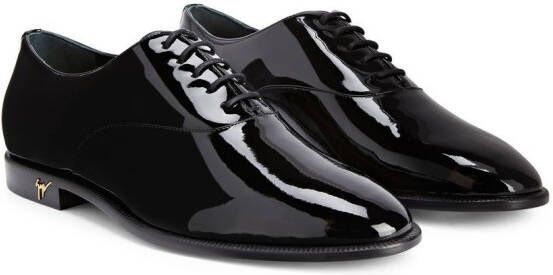 Giuseppe Zanotti Melithon patent leather Oxford shoes Black