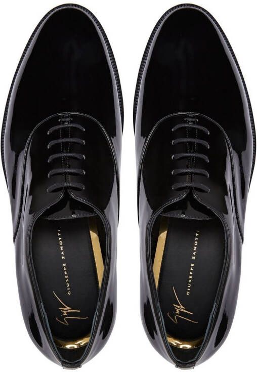 Giuseppe Zanotti Melithon patent leather Oxford shoes Black