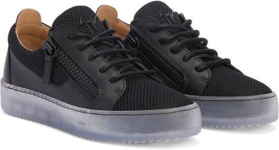 Giuseppe Zanotti mesh-panel sneakers Black