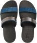 Giuseppe Zanotti metal-plaque snakeskin-effect sandals Blue - Thumbnail 4