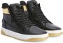 Giuseppe Zanotti metallic-detail high-top sneakers Black - Thumbnail 2