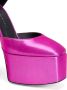 Giuseppe Zanotti metallic-effect block-heel pumps Pink - Thumbnail 4