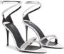 Giuseppe Zanotti metallic-effect high heel sandals White - Thumbnail 2