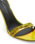 Giuseppe Zanotti metallic-finish stiletto sandals Yellow - Thumbnail 4