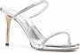 Giuseppe Zanotti metallic jewelled sandals Silver - Thumbnail 2