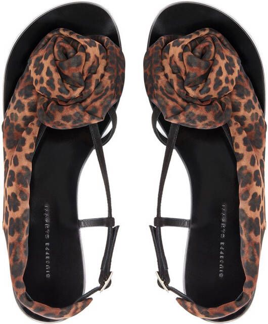 Giuseppe Zanotti Milonga leopard print sandals Black