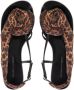 Giuseppe Zanotti Milonga leopard print sandals Black - Thumbnail 4