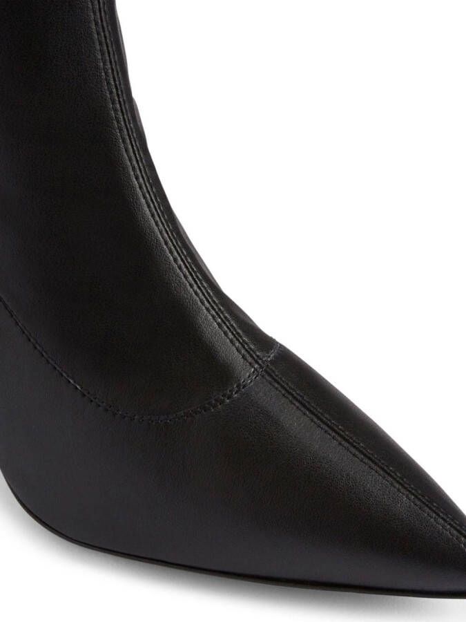 Giuseppe Zanotti Mirea 90mm leather ankle boots Black