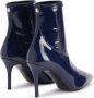Giuseppe Zanotti Mirea 90mm leather ankle boots Blue - Thumbnail 3