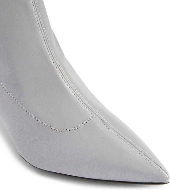 Giuseppe Zanotti Mirea 90mm leather ankle boots Grey