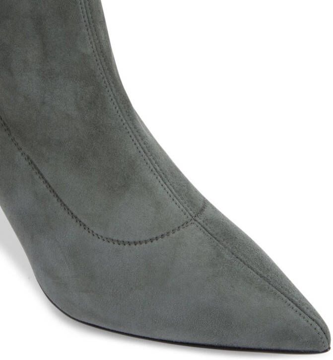 Giuseppe Zanotti Mirea 90mm suede ankle boots Grey