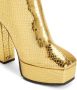 Giuseppe Zanotti Morgana 120mm crocodile-effect ankle boots Gold - Thumbnail 4