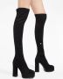 Giuseppe Zanotti Morgana 120mm suede boots Black - Thumbnail 5