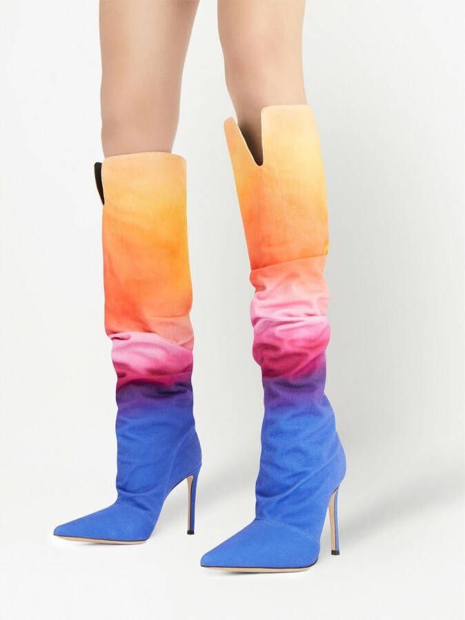 Giuseppe Zanotti multicolour knee-high boots