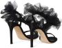 Giuseppe Zanotti Nausica tulle-strap satin sandals Black - Thumbnail 3