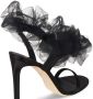 Giuseppe Zanotti Nausica tulle-strap satin sandals Black - Thumbnail 4