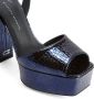 Giuseppe Zanotti New Betty 120mm leather sandals Blue - Thumbnail 4