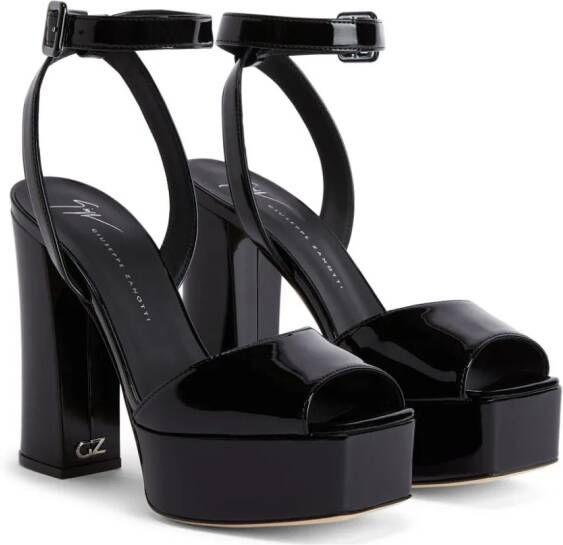Giuseppe Zanotti New Betty 120mm open-toe sandals Black