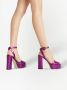Giuseppe Zanotti New Betty 120mm platform sandals Purple - Thumbnail 4