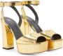 Giuseppe Zanotti New Betty leather sandals Gold - Thumbnail 2