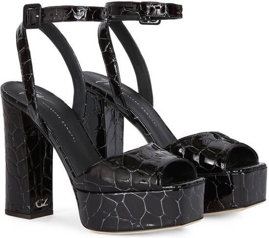 Giuseppe Zanotti New Betty open-toe sandals Black