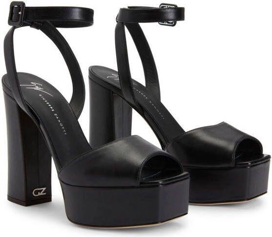 Giuseppe Zanotti New Betty platform sandals Black
