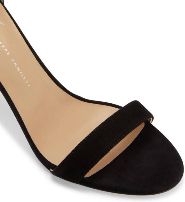 Giuseppe Zanotti Neyla 85mm suede sandals Black