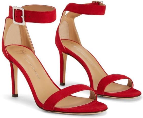 Giuseppe Zanotti Neyla ankle-strap sandals Red