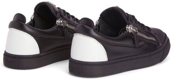 Giuseppe Zanotti Nicki contrast-panel sneakers Black