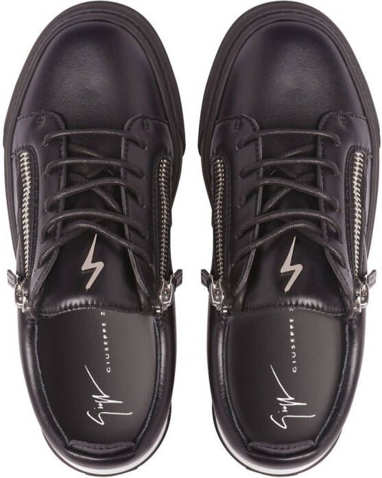 Giuseppe Zanotti Nicki contrast-panel sneakers Black