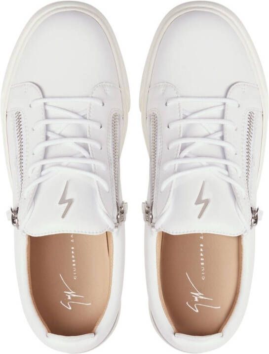 Giuseppe Zanotti Nicki contrast-panel sneakers White